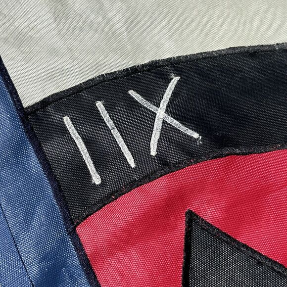 Happy New Year Eve Flag Party Banner 28 x 44” Event Holiday Outdoor 1993 Vintage - Picture 7 of 8